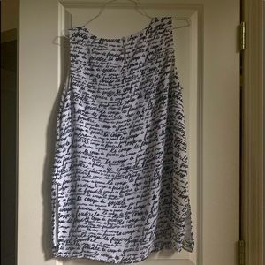 Chico’s Size 2 Black and White Tunic